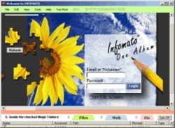 login screen
